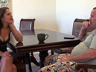 20-year-old nympho seduces horny stepfather