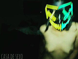 Teen 18+ wife gives ass on Halloween night