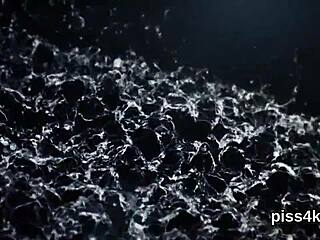 Lesbian nymphos drenched in urine and moaning in ecstasy