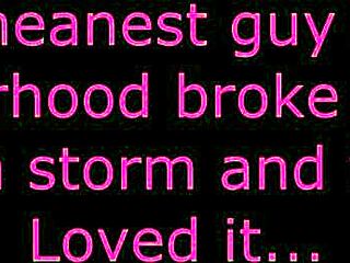 Tough guy gets broken in and loves it