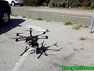 Rooftop Sex Filmed By Drone