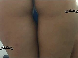 Prostitute Shows Big Tits And Ass In Masturbation Session.