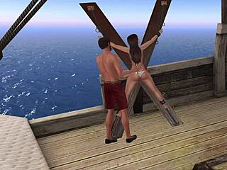 jess at surrender cove explores bdsm sex in this cartoon narrative