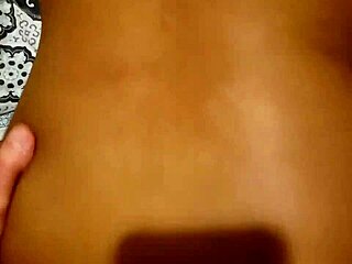 ebony scene concludes with intense cumshot