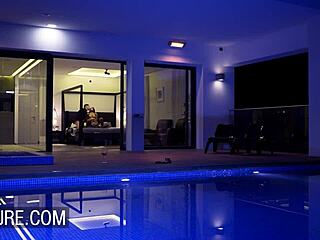 Gorgeous Brunette Enjoys Intimate Moment With Husband