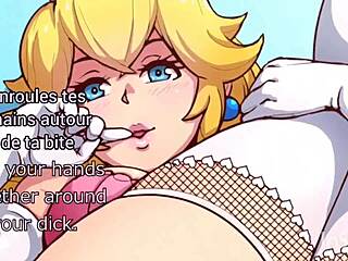 Princess peach gives jerk off instructions in joi session