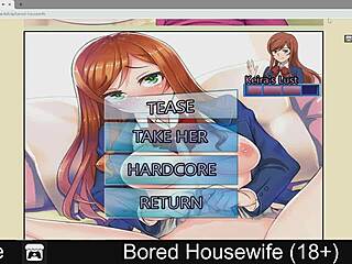 Bored housewife's quest for pleasure in interactive visual novel