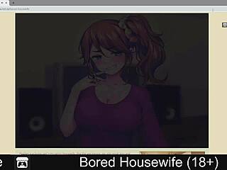 Bored Housewife Engages In Interactive Erotic Activities.