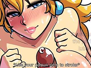 Princess peach gives jerk off instructions in joi session