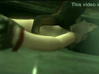 Dog big cock creampies her mouth and pussy twice