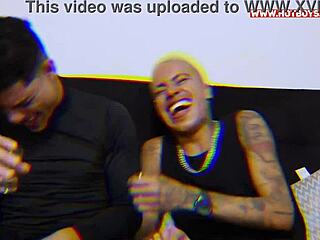 I Brought My Tattooed Friend To Suck Big Cock In Gay POV Fucking!