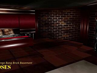 Imvu Black Market Room 061 Grunge Bang Brick Basement