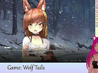 vtuber lewdneko plays wolf tails part 1 with cute lesbian hentai