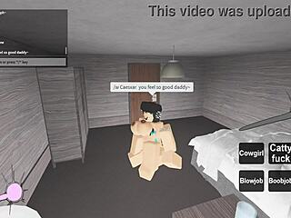 fucking in a roblox condo turns into wild sex