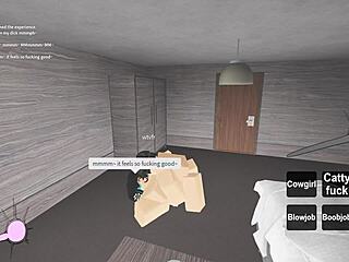 fucking in a roblox condo turns into wild sex