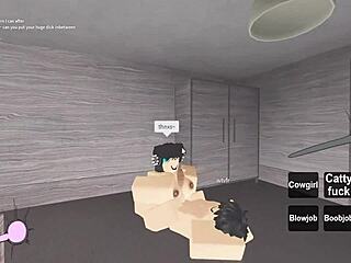 fucking in a roblox condo turns into wild sex