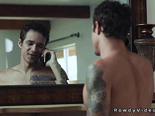 gay criminal anal fucks his partner after release from prison