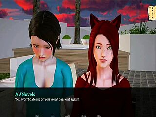 Redhead Teen with Small Tits in Erotic Cartoon!