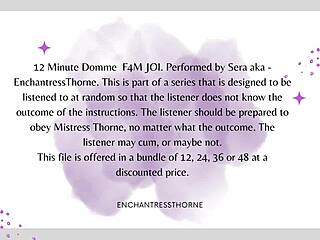 Dominate Me Now! Femdom Joi Commands Your Orgasm in Session 6 of 12!