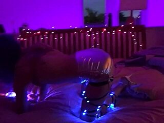 Purple-haired raver gets her ass pounded and filled with cum