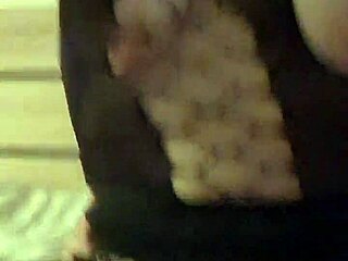 Watch Danielle Roy ride Cody's big dick in fishnet lingerie!