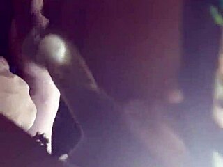 Curious scene of a toothless woman getting a ride in the car