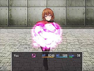 Orange Haired Naughty Girl Steps On Hero Cock!