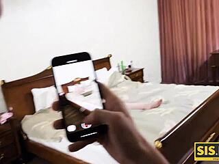 Young woman's passionate sex with stepbrother in realistic 4K video