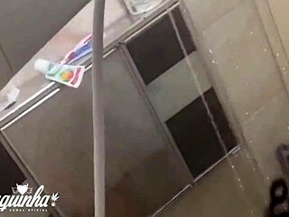 Caught The Young Girl In Shower, Feeling Intense Pleasure