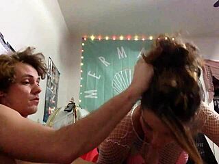 Intense blowjob leads to bending her over for deepthroat