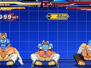 Mugen's wild sexcapade with Chun-li and other anime babes