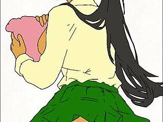 i watch the ebony student get hot black dick in uniform hentai.