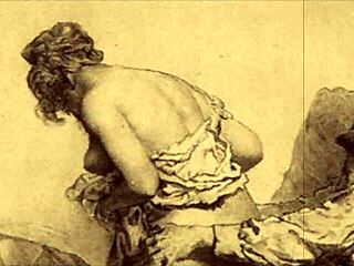 vintage illustration of erotic themes