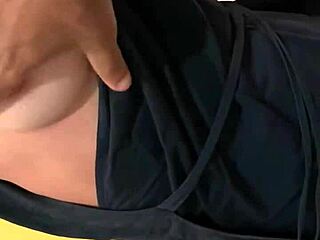 Petite European slut gets her small tits slapped hard while bound