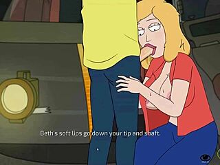 Rick and Morty parody with AI-generated Beth TTS