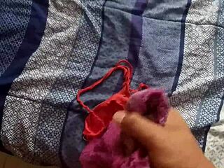 Sex and porn video of cum on maid’s panties
