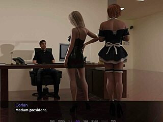 in gynocracy, she plays with toys and gives a cumshot gift