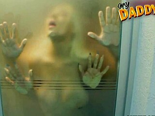 steamy encounter with my blonde girlfriend and her big cock lover