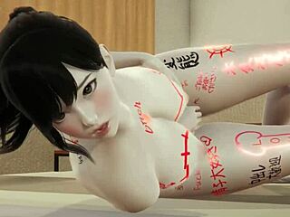 another horny babe in 3d hentai gets creampied