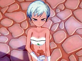 Chirai gets naughty after training - dragon ball