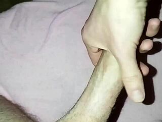 Young Amateur Plays With His Cock In Homemade Solo Massage