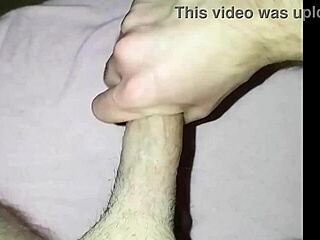 Young Amateur Plays With His Cock In Homemade Solo Massage