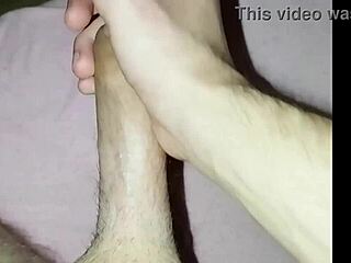 Young solo boy showing off his cock