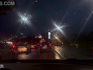 Good blowjob in the car ends up in a lot of milk