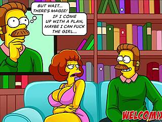 Wife swap in The Simptoons world
