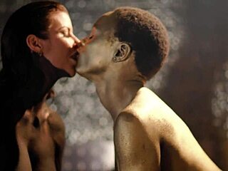 Ana Foxxx and Alexis Fawx in a sensual body painting scene