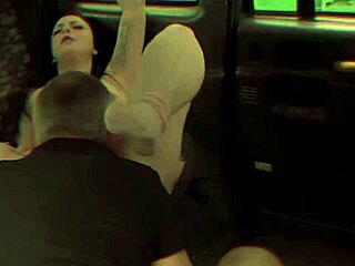 Watch the cabbie slam his massive cock into Alessa Savage's tight pussy!