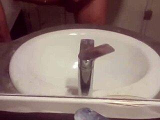 Young guy masturbates in private