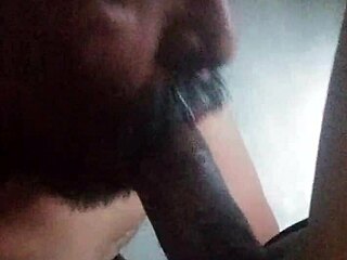 i'm sucking that black shemale's monster cock