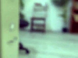 Lingerie Teen 18+ Sucks Hard After Handcuffs in Office.